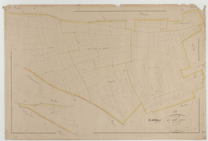 MANDRES - Section E du Bois Lejus feuille 03