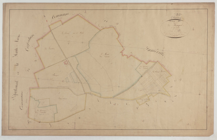 CHASSEY - Section A de Beaupré feuille 02