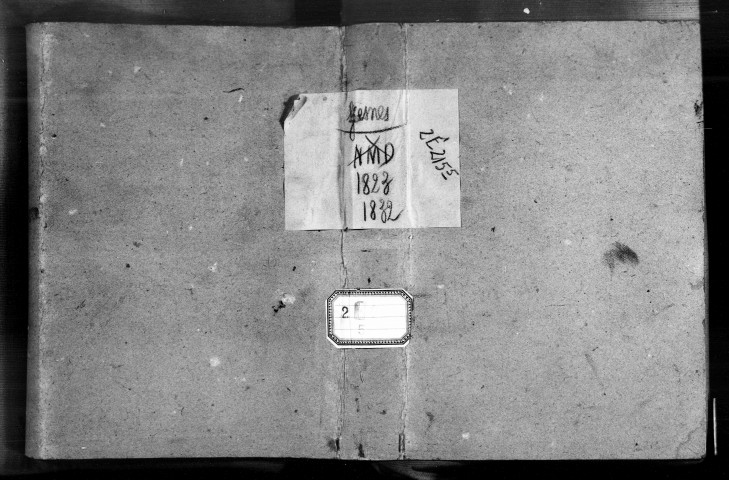 Naissances, Mariages, Décès (1823-1832)