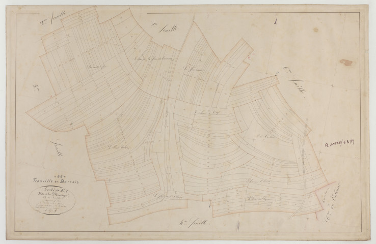 TRONVILLE - Section E de la Montagne feuille 05