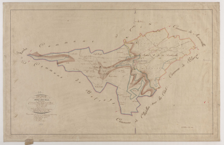 MOULAINVILLE - Tableau d'assemblage - feuille 01