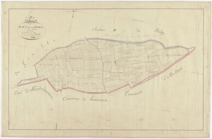 RECHICOURT - Section C - du Haut de la Croix - feuille 01