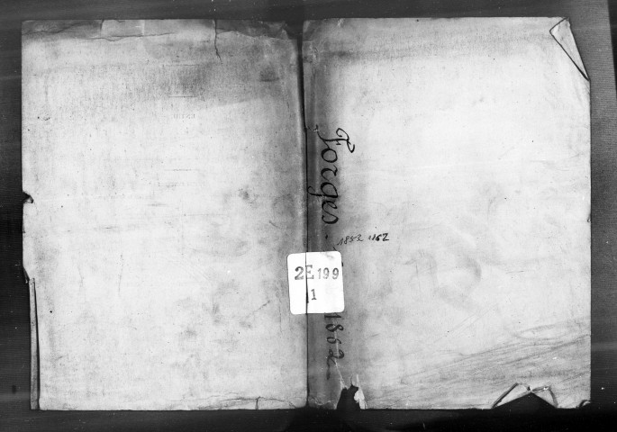 Naissances, Mariages, Décès (1853-1862)