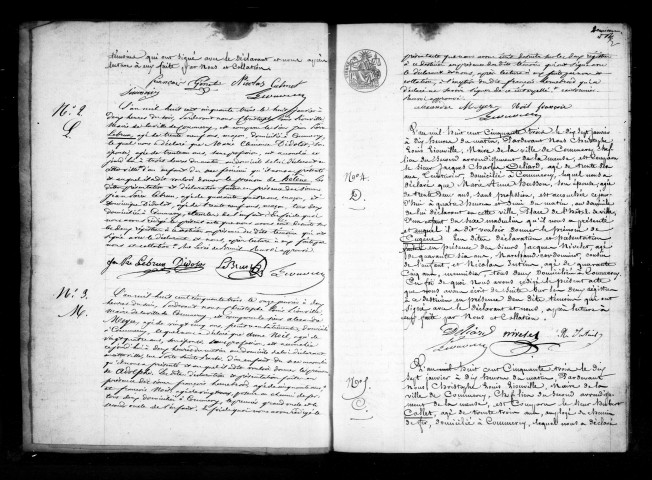 Naissances, Mariages, Décès (1853)