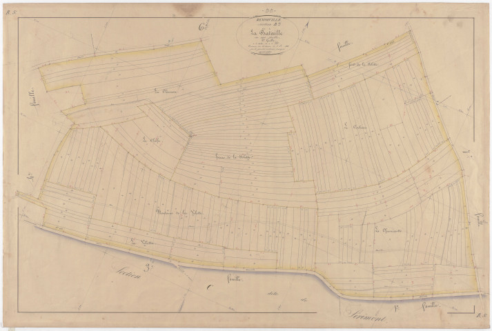 REMOIVILLE - Section B - de la Bataille - feuille 05