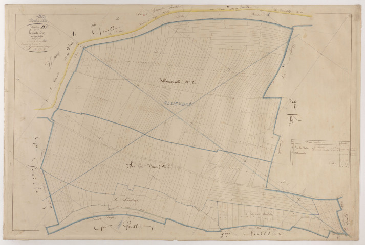 BREHEVILLE - Section B - de la Haute-Fin - feuille 02