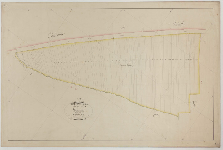 HATTONCHATEL - Section A des Harévaux feuille 04