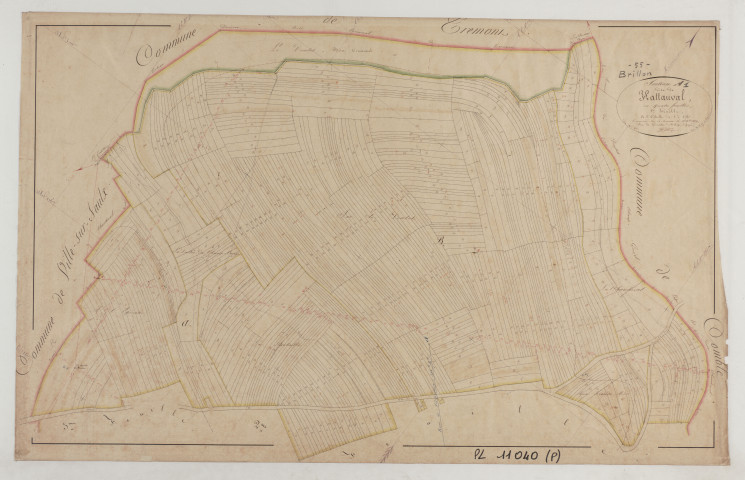 BRILLON - Section A Hattauval feuille 01