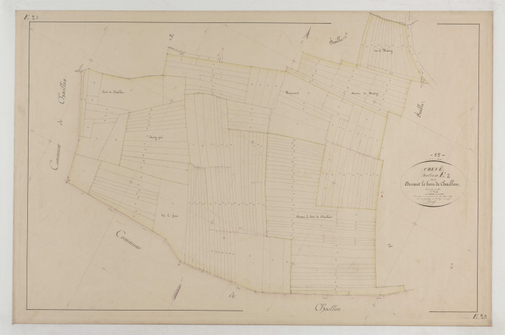 CREUE - Section E devt le bois de Chaillon feuille 02