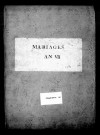 Mariages (1798-1799- VII)