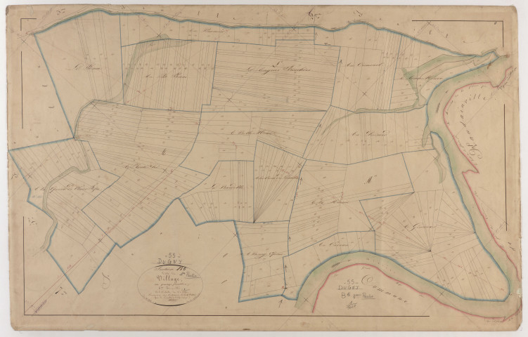 DUGNY - Section B - du Village - feuille 06