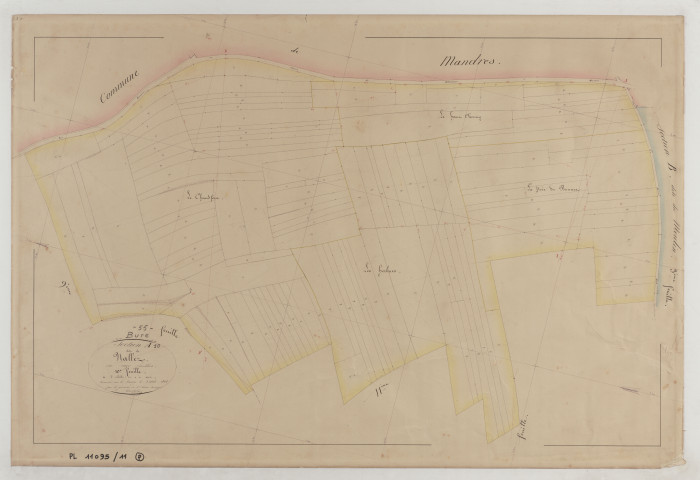BURE - Section A Nallez feuille 10