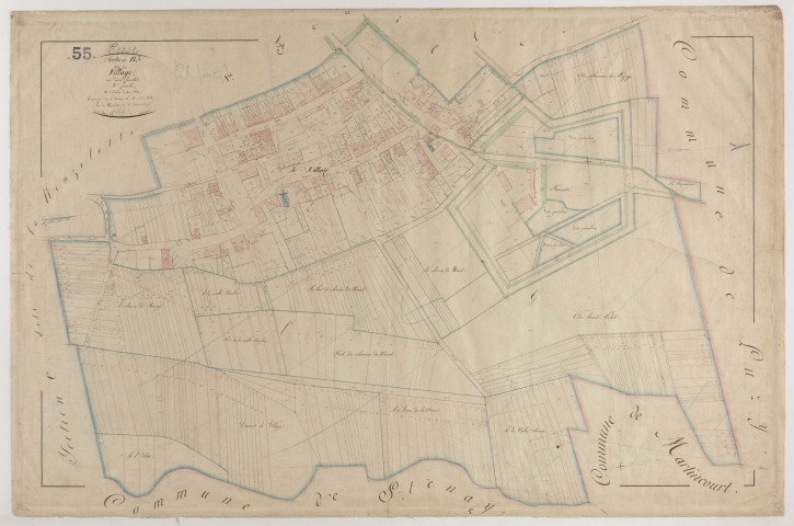 CESSE - Section B - du Village - feuille 02