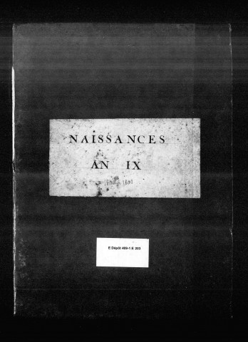 Naissances (1800-1801-n IX)