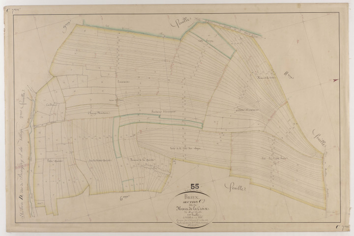 BREUX - Section C - du Haut de la Croix - feuille 07