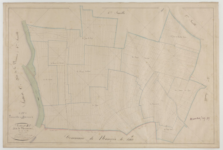 TRONVILLE - Section B de Mousseron feuille 05