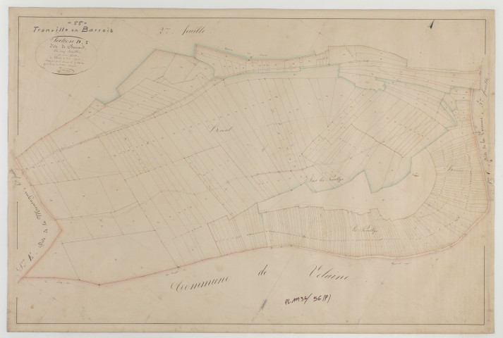 TRONVILLE - Section D de Chessard feuille 01