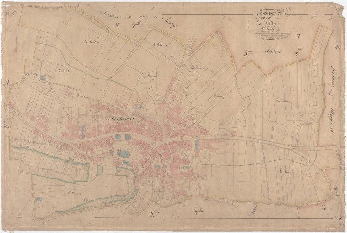 CLERMONT-EN-ARGONNE - Section C - de la Ville - feuille 04