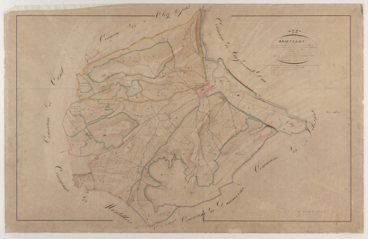 BRIEULLES-SUR-MEUSE - Tableau d'assemblage - feuille 01