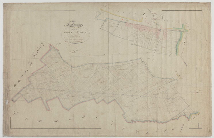 RICHECOURT - Section B Croix de Montsecq feuille 02