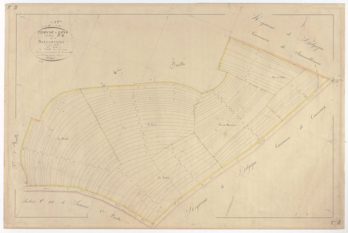 THONNE-LA-LONG - Section B - de Ramanpré - feuille 08