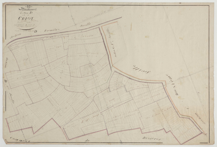 HEUDICOURT - Section D de Criot feuille 02