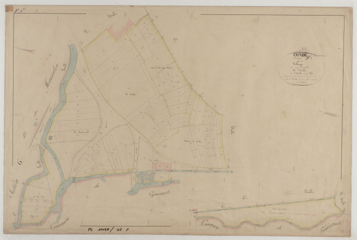 CONDE - Section F du Village feuille 09