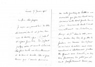 Lettres envoyées par Charles Carcopino.
