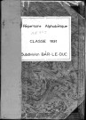1931 - Répertoire alphabétique