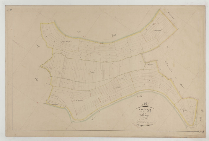 VARVINAY - Section B du Village feuille 05