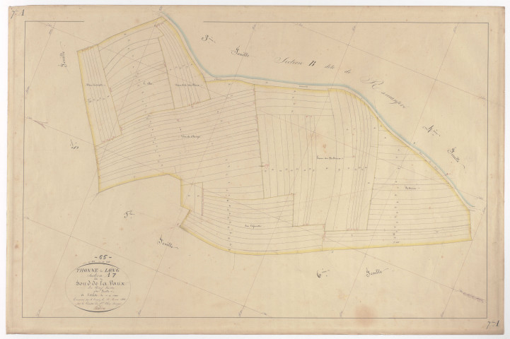 THONNE-LA-LONG - Section A - du Fond de la Vaux - feuille 07