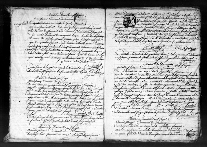 Naissances, Mariages, Décès (1802-1812)