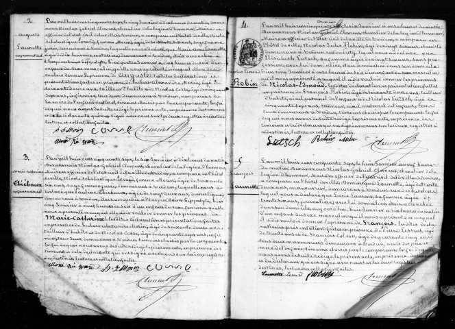 Naissances, Mariages, Décès (1857-1857)