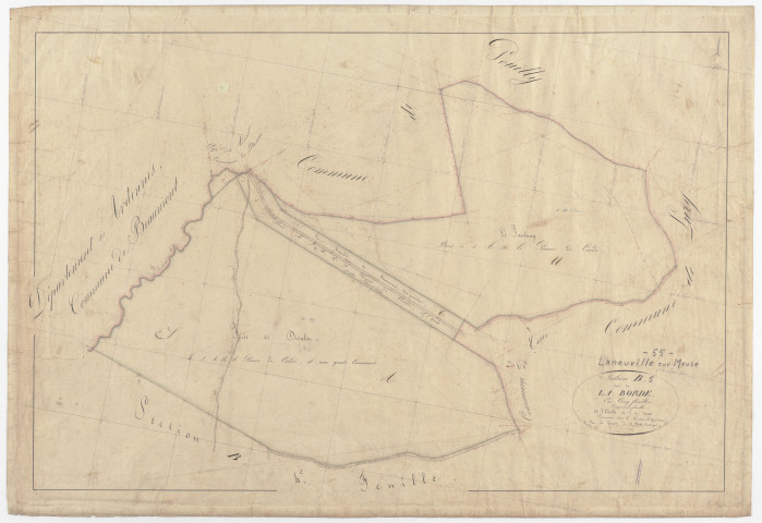 LANEUVILLE-SUR-MEUSE - Section B - de la Borde - feuille 05