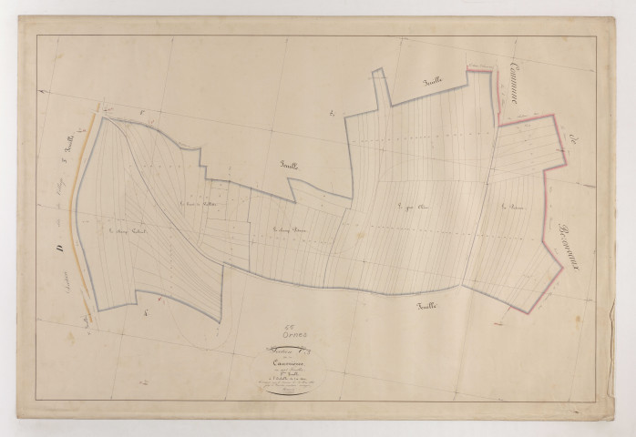 ORNES - Section C - des Caurrières - feuille 03