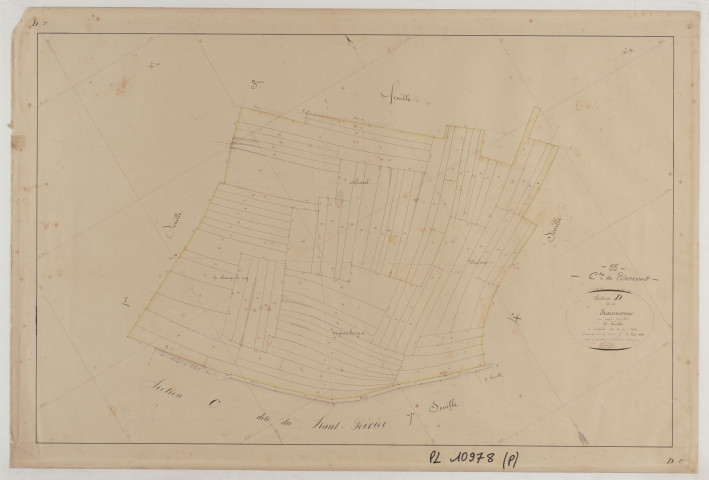 BIENCOURT - Section D de Haumont feuille 02