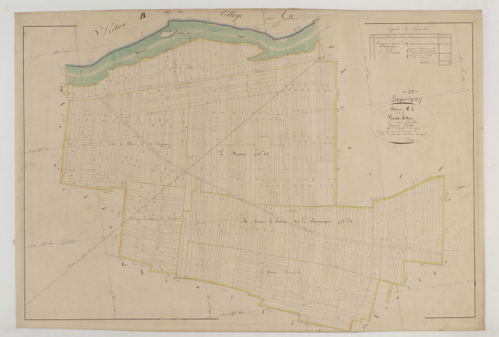 SEPVIGNY - Section A du Vieux Astre feuille 02