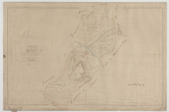 TRONVILLE - Tableau d'assemblage feuille 01