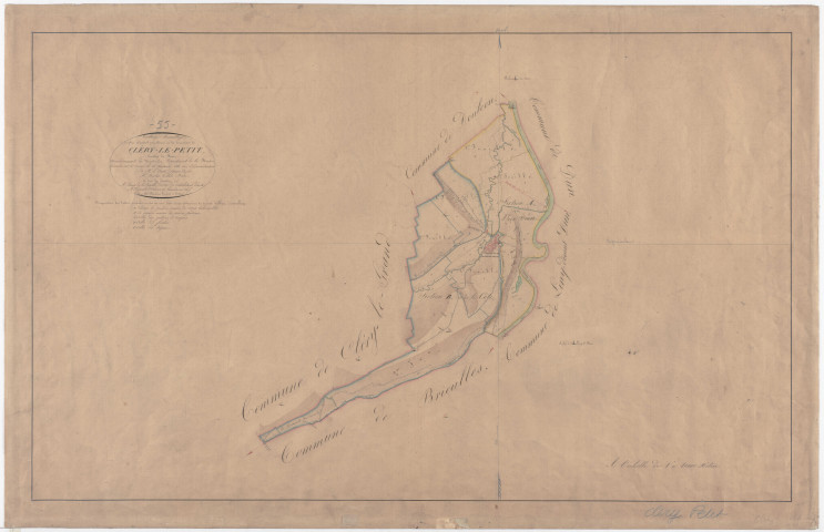 CLERY-LE-PETIT - Tableau d'assemblage - feuille 01