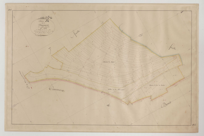 REFFROY - Section B de Bouzemont feuille 06