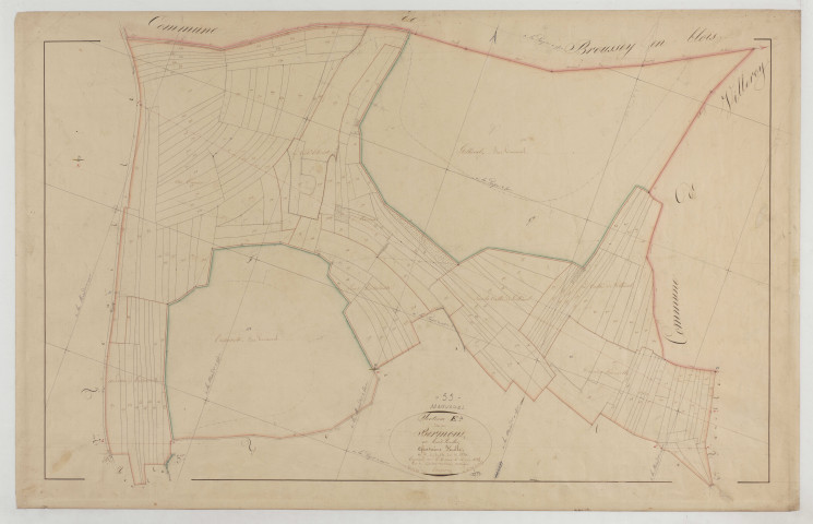 MAUVAGES - Section E de Bermont feuille 04