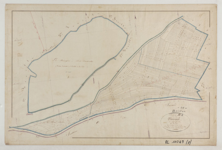 BRILLON - Section B de Morval feuille 06