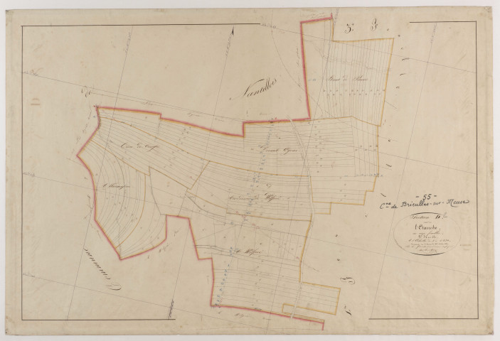 BRIEULLES-SUR-MEUSE - Section D - de l'Etanche - feuille 02