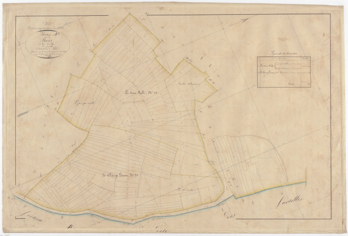 ROMAGNE-SOUS-LES-COTES - Section A - des Bois - feuille 08