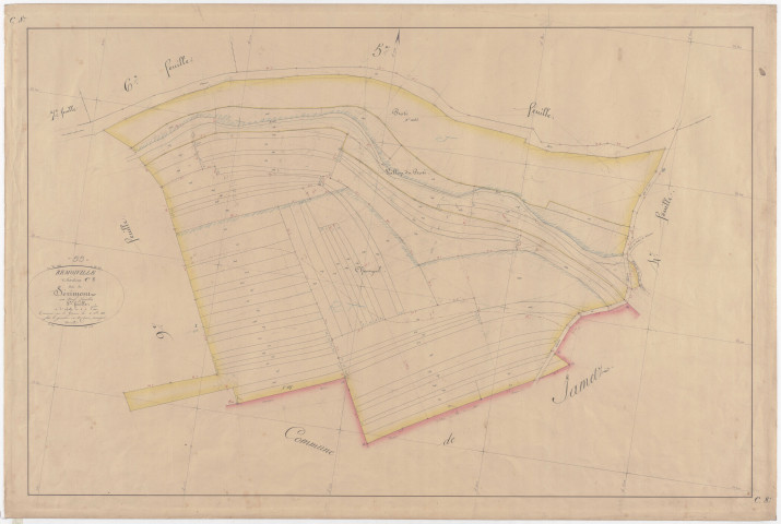 REMOIVILLE - Section C - de Sérimont - feuille 08