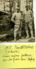 Cartes postales, photographies, documents concernant René et Marcel Defoug, Ernst Thebaut.