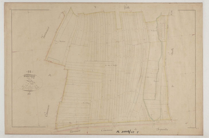 HARGEVILLE - Section C de Moirchin feuille 02