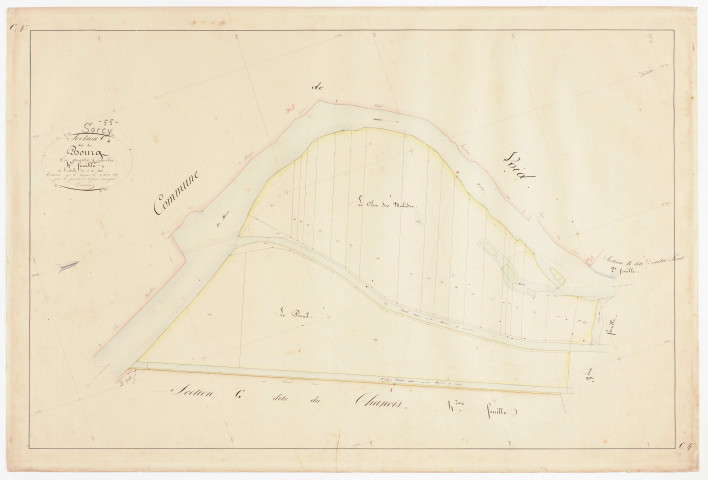 SORCY-SAINT-MARTIN - Section C du Bourg feuille 04