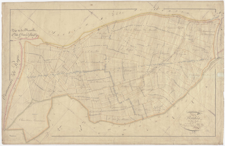 SAINT-LAURENT-SUR-OTHAIN - Section D - des Perchis - feuille 01