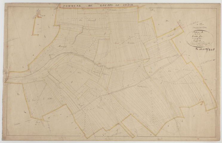 LOUPPY-LE-PETIT - Section A de la Haute Fin feuille 04